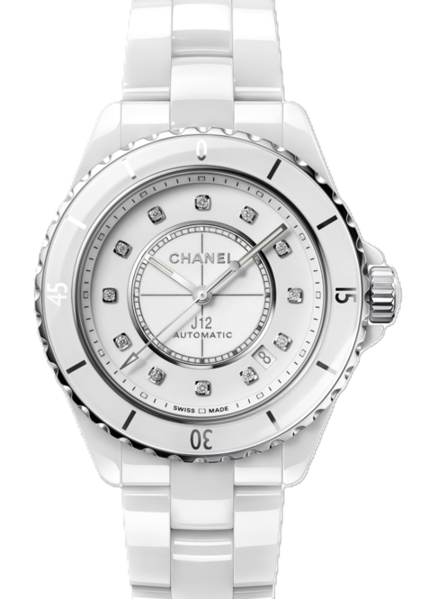 Chanel J12 Biały 38 mm Ceramika H5705