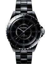 Chanel J12 Phantom Czarny 38 mm Ceramika H6185
