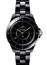 Chanel J12 BLACK PHANTOM Czarny 33 mm Ceramika H6346