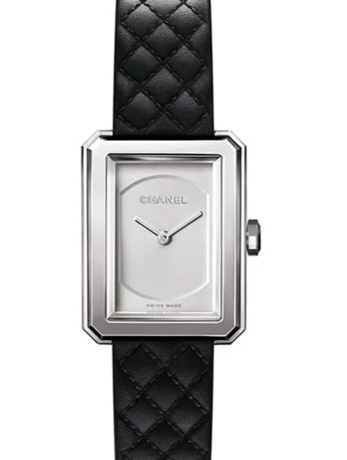 Chanel Boy-Friend Biały 27.9 x 21.5 mm Stal H6401