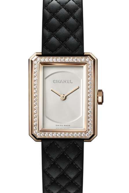 Chanel Boy-Friend Srebrny 34,6 x 26,7 mm Złoto różowe H6591