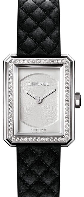 Chanel Boy-Friend Srebrny 27.9 x 21.5 mm Stal H6955