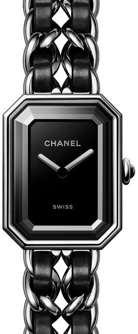 Chanel Première Czarny 21.7 x 20 mm Stal H7022