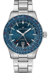 Hamilton Khaki Aviation Niebieski 44 mm Stal H76715140
