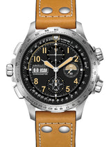 Hamilton Khaki Aviation Czarny 45 mm Stal H77796535