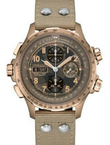 Hamilton Khaki Aviation Brązowy 45 mm Stal H77916920