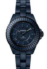 Chanel J12 Caliber Niebieski 38 mm Stal H9632