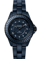 Chanel J12 Caliber Niebieski 33 mm Stal H9657