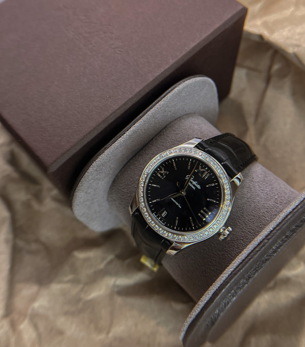 Glashütte Original Lady Serenade Czarny 36 mm Stal