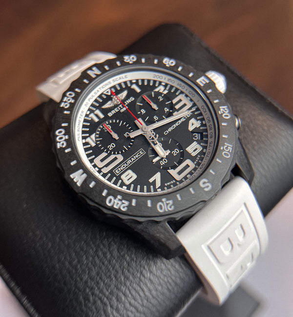 Breitling Endurance Pro Czarny 45mm Tworzywo sztuczne