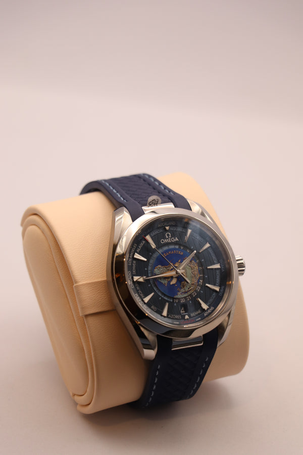 Omega Seamaster Aqua Terra 150 M Niebieski 43 mm Stal