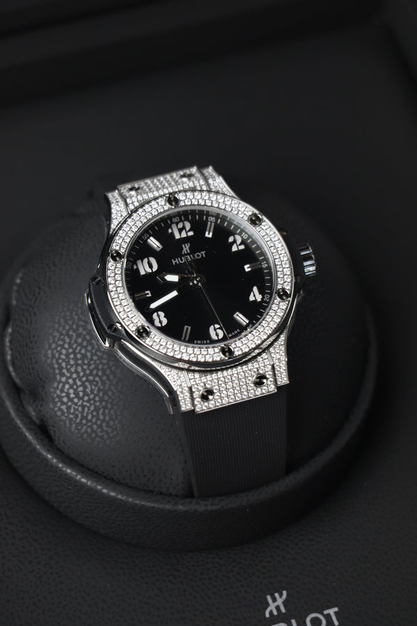 Hublot Big Bang Czarny 38mm Stal