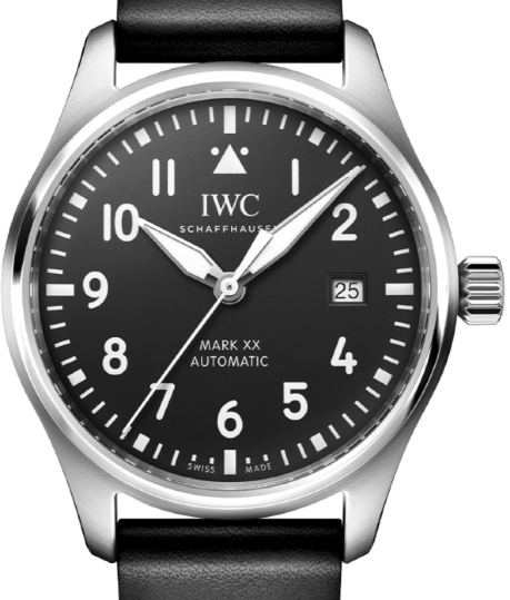 IWC Pilots Watch Mark XX 40mm Czarny Stal IW328201