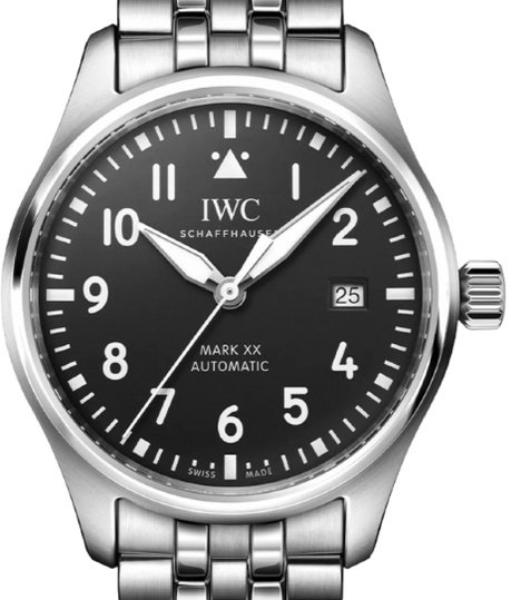 IWC Pilots Watch Mark XX 40mm Czarny Stal IW328202