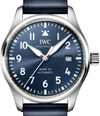 IWC Pilots Watch Mark XX 40mm Niebieski Stal