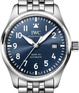 IWC Pilots Watch Mark XX 40mm Niebieski Stal IW328204