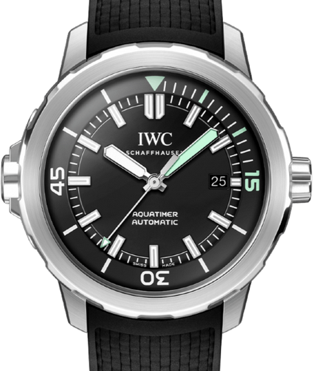 IWC Aquatimer Automatic 42mm Czarny Stal IW328802