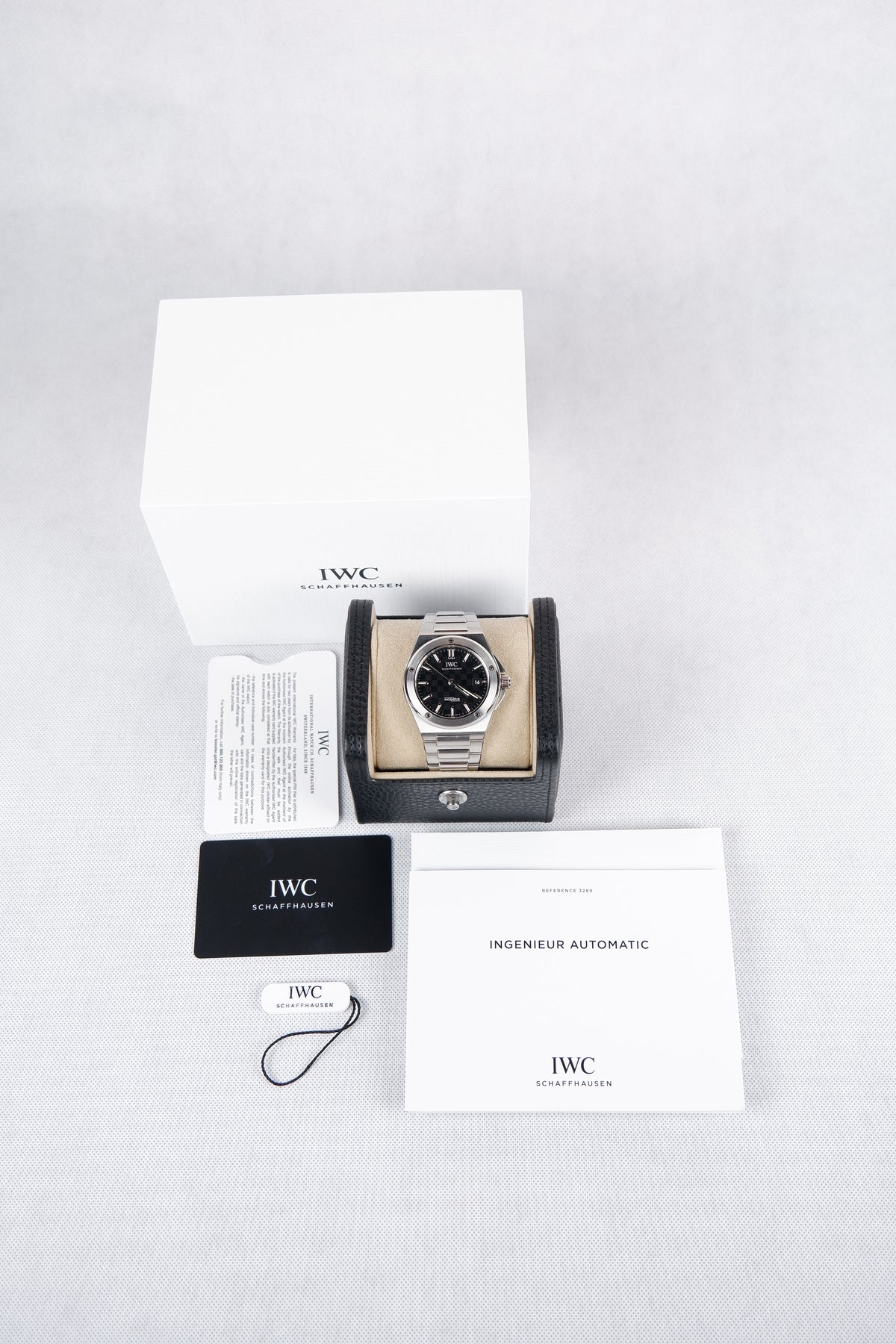 IWC Ingenieur Automatic 40mm Czarny Stal IW328901