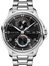IWC Portuguese Czarny 45 mm Stal IW344002