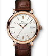 IWC Portofino Automatic 40mm Biały 18-karatowe rozowe zloto IW356504