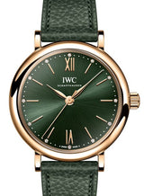 IWC Portofino Zielony 34 mm Złoto różowe IW357415