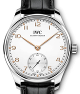 IWC Portugieser Automatic Srebrny 40.4mm Stal IW358303