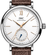 IWC Portofino Pointer Date 39mm Biały Stal IW359201
