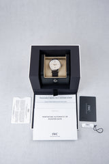 IWC Portofino Pointer Date 39mm Biały Stal IW359201