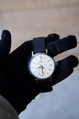 IWC Portofino Pointer Date 39mm Biały Stal IW359201