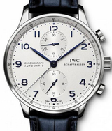 IWC Portugieser Chronograph 41mm Srebrny Stal IW371605
