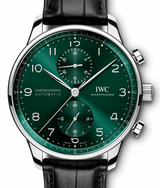 IWC Portugieser Chronograph Zielony 41mm Stal IW371615