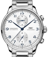 IWC Portugieser Chronograph Srebrny 41mm Stal IW371617