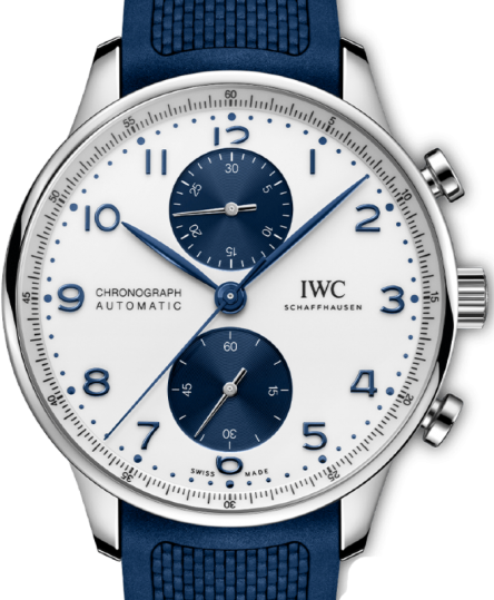 IWC Portugieser Chronograph 41mm Bialy Stal