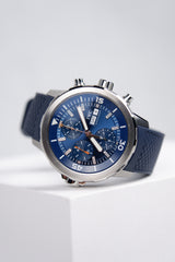 IWC Aquatimer Chronograph 44mm Niebieski Stal IW376806