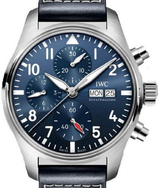 IWC Pilots Watch Chronograph 41mm Niebieski Stal IW388101