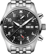IWC Pilots Watch Chronograph 41mm Czarny Stal IW388113