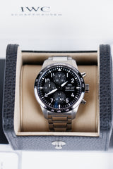 IWC Pilot Chronograph Czarny 41 mm Tytan IW388304