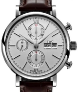IWC Portofino Chronograph Srebrny 42mm Stal IW391027