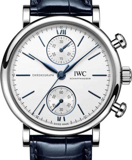 IWC Portofino Chronograph 39mm Bialy Stal