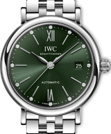 IWC Portofino Automatic 37mm Zielony Stal IW458602