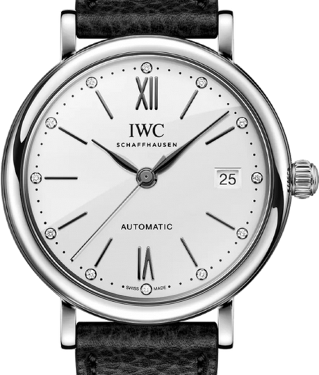 IWC Portofino Automatic 37mm Bialy Stal