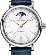 IWC Portofino Automatic Moon Phase 37,1mm Biały Stal IW459601