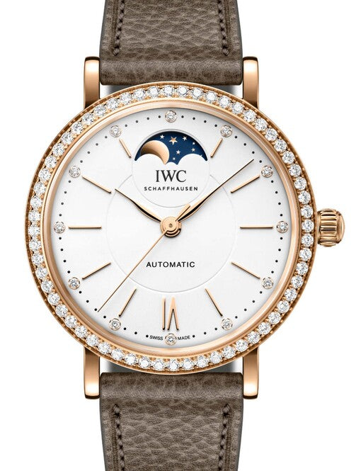 IWC Portofino Srebrny 37 mm Złoto różowe IW659602