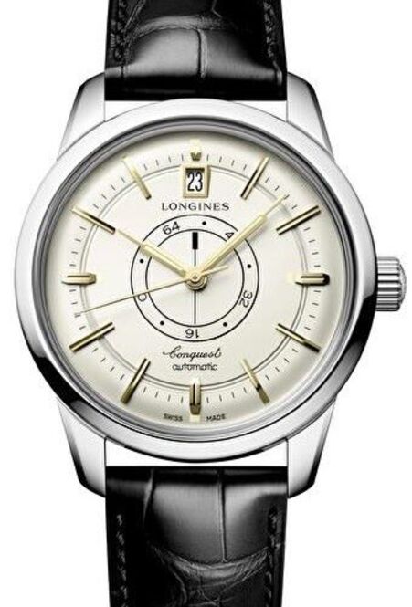 Longines Heritage Szampański 38 mm Stal L1.648.4.78.2