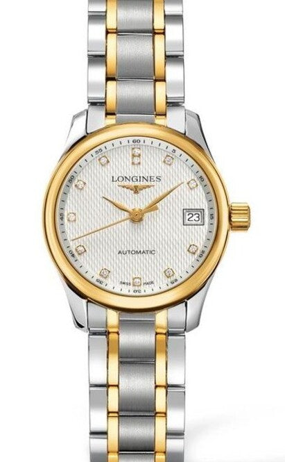 Longines Master Collection Srebrny 25 mm Złoto/Stal L2.128.5.77.7