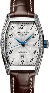 Longines Evidenza Srebrny 26 mm Stal L2.142.0.70.4