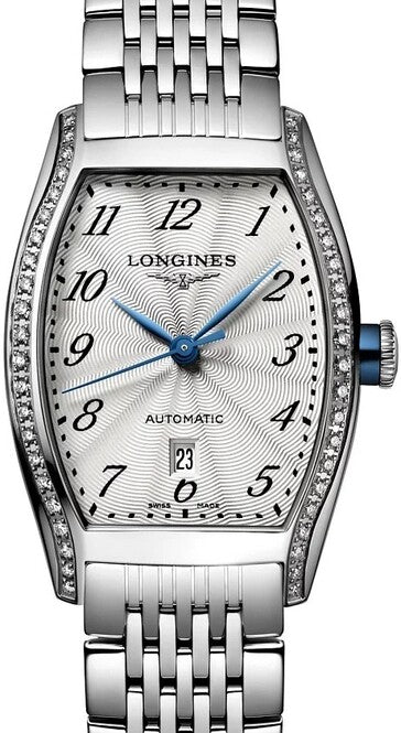 Longines Evidenza Srebrny 26 mm Stal L2.142.0.70.6
