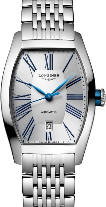 Longines Evidenza Srebrny 26 mm Stal L2.142.4.70.6