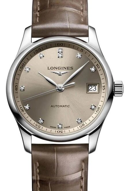 Longines Master Collection Szampański 34 mm Stal L2.357.4.07.2