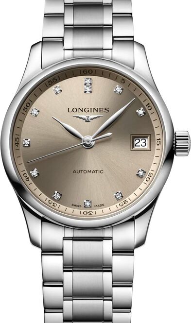Longines Master Collection Szampański 34 mm Stal L2.357.4.07.6